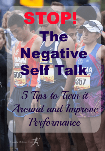 Here are 5 tips that can help you stop the negative self talk that can hold you back, not only in running, but in life. 