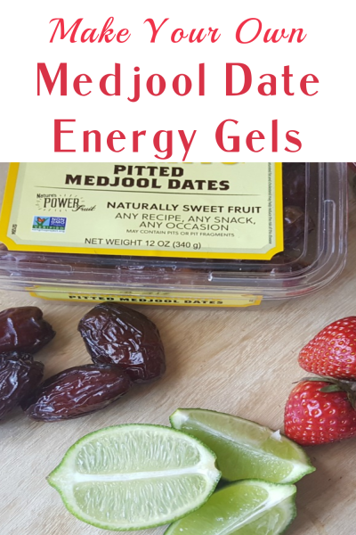 These Medjool date energy gels are vegan, gluten-free, easy to make, and delicious! They will fuel you through your run, ride, or other fitness activities! #vegan #veganrecipe #veganenergygels #plantbased #plantbasedathlete #veganathlete #veganrunner #running #runningfuel #runningtips #runnersroundup