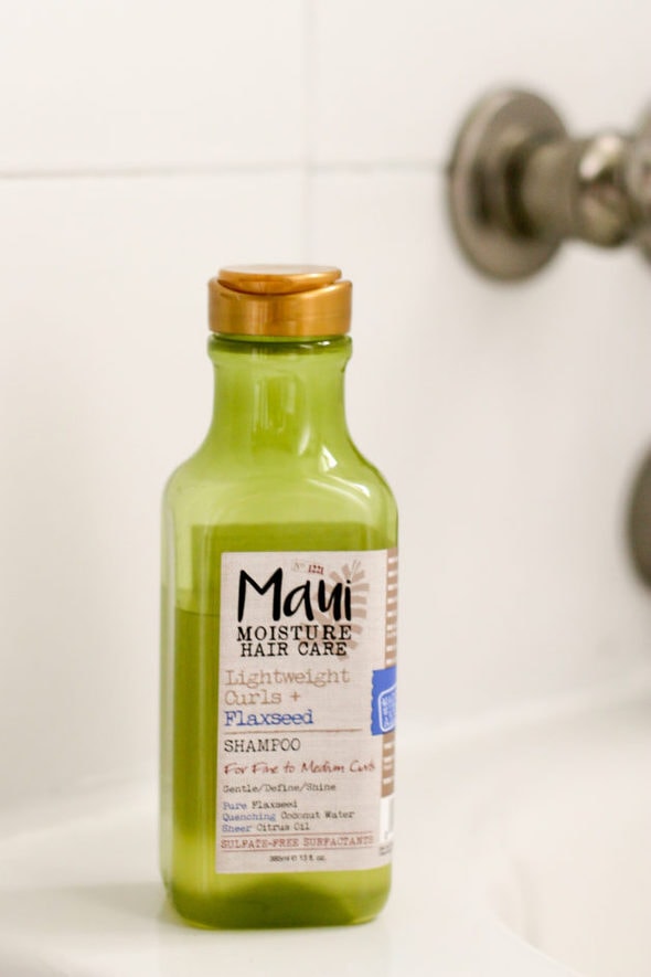 Green Maui Moisture shampoo.