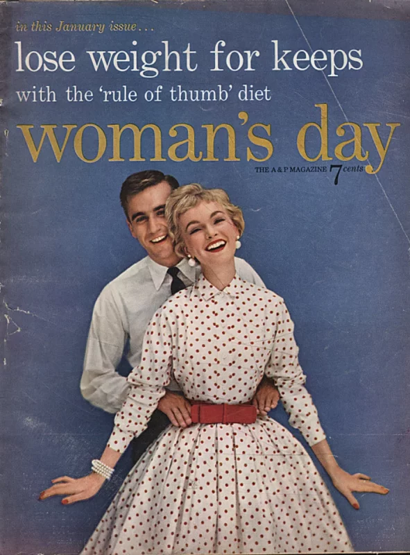 1955 women's day magazine cover.